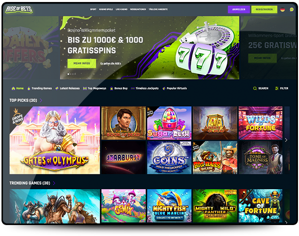 Riseofbets casino de